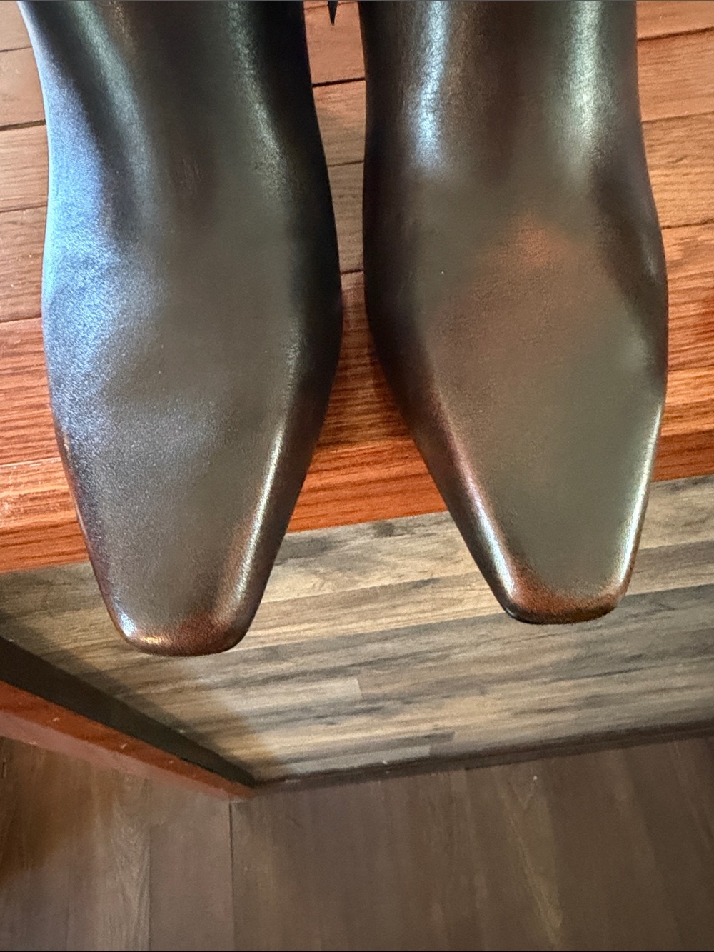 Vince Camuto Dark Brown Leather to the Knee Boots - Picture 3 of 8